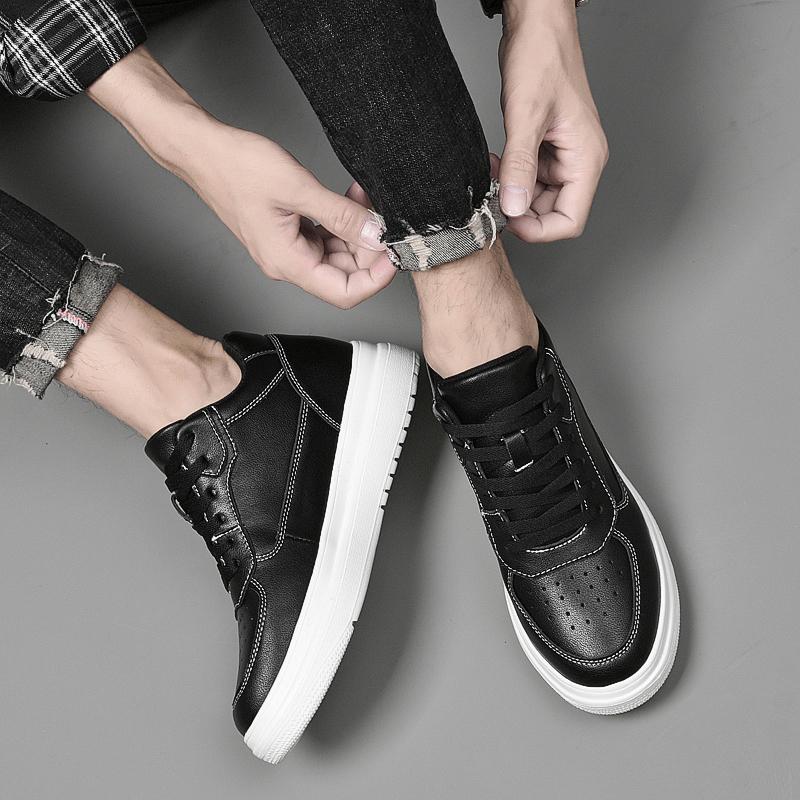 2024 Men Elevator Shoes Heightening Shoes Height Increase Shoes Insoles 6-8CM Man Sneakers Height Increasing Shoes Height Shoes