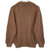 BATONER BN-21FW-028 Brown Wool 5 Gauge Signature Rib Knit Mock Neck Knit tops 2 BrownUsed