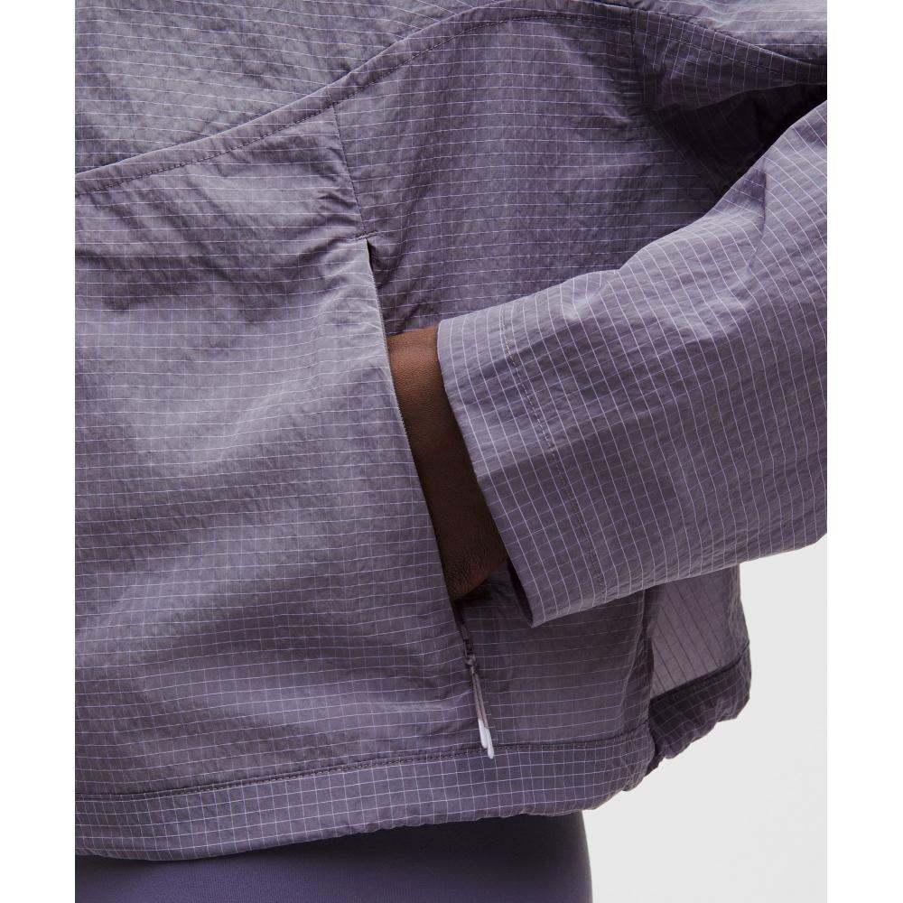 Lululemon Cinch Back Half Zip Hiking Pullover Dusky Lavender