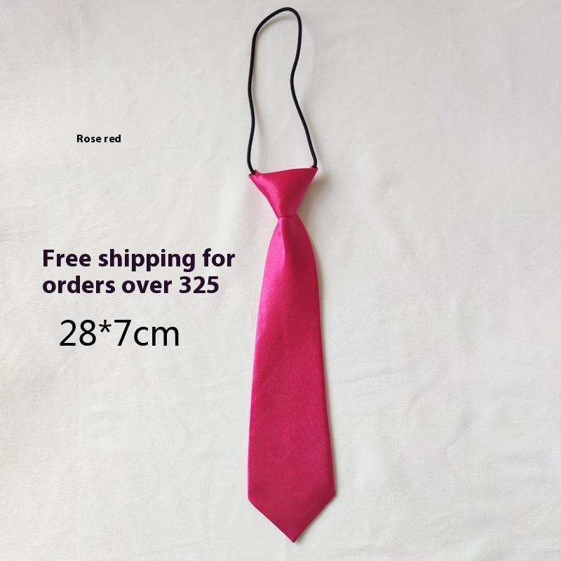 Petits Élastiques pour Enfants Élastiques Couleur Pure Accessoires d'Activité pour Bébés Filles Cravates pour Uniforme Scolaire Enfants