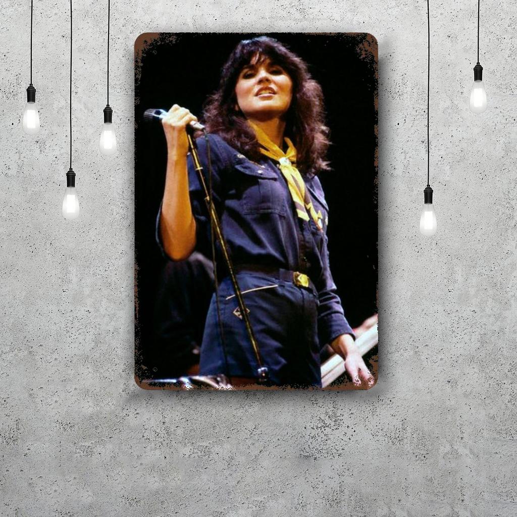 Linda Ronstadt Retro Vintage Tin Sign Poster Decorative Plaque Metal Plate Wall Decor