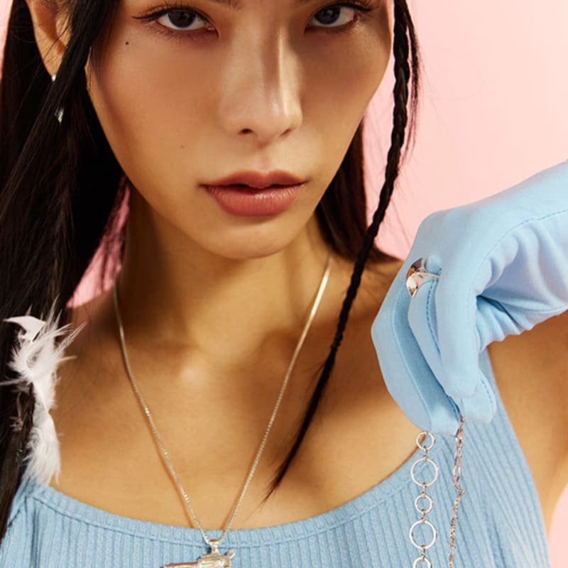 NIMBUS Love Gun Pendant Necklace (WH)