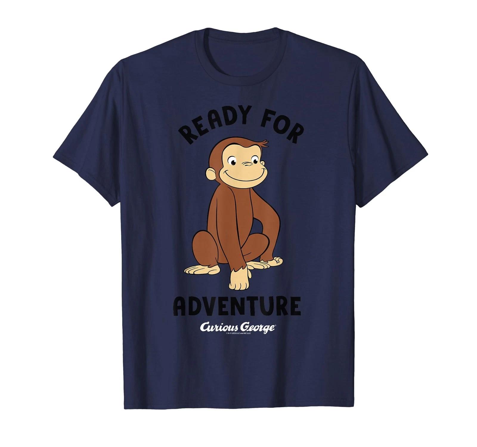 Curious George Ready For Adventure George Smiling T-Shirt_ 3XL
