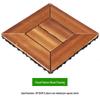 Waterproof WPC Balcony & Garden Flooring - Easy Snap-On, Anti-Corrosion, Ideal for Outdoors & Indoors.