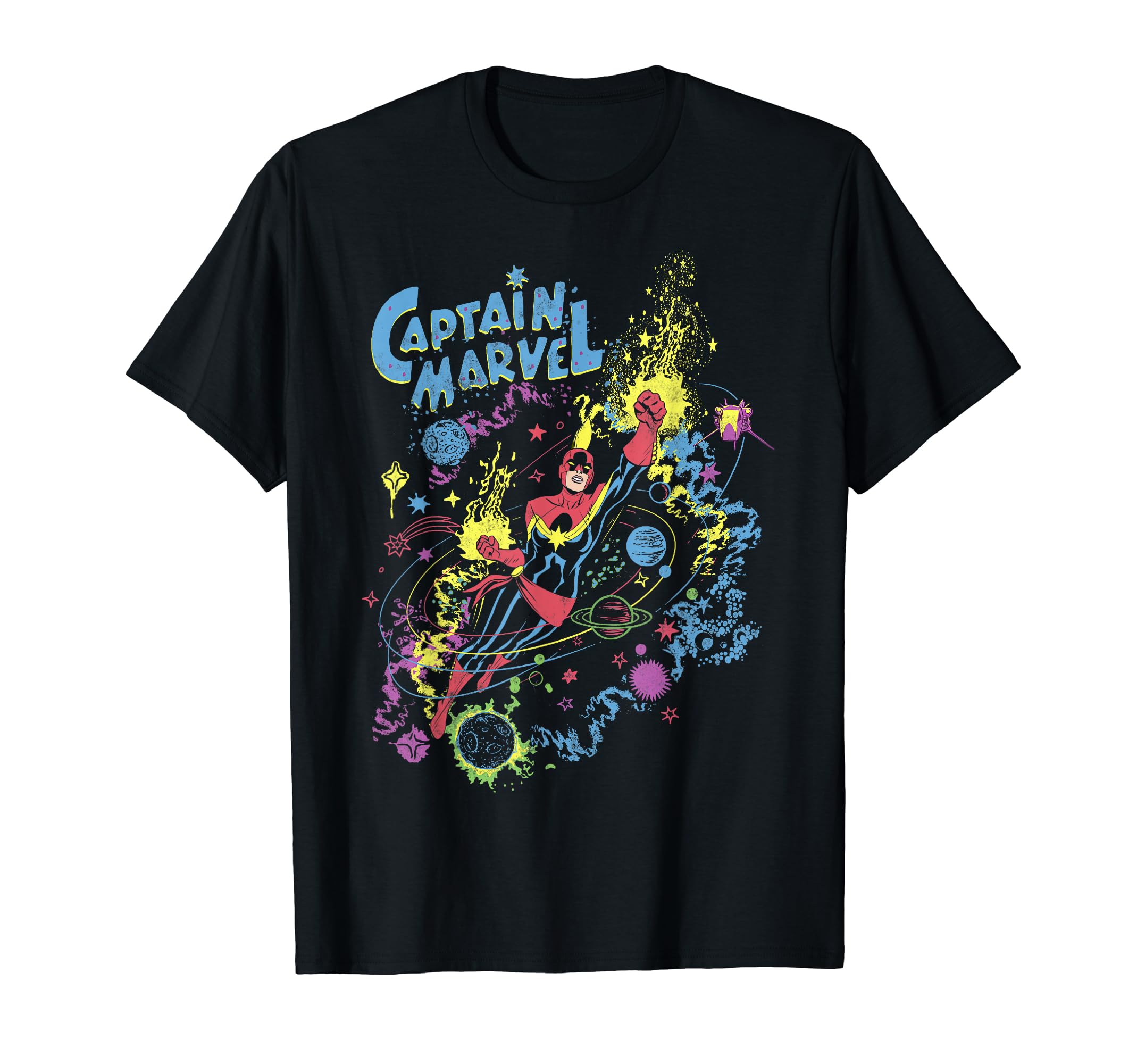 

Marvel Universe Classic Captain Marvel Vintage Galaxy Flight T-Shirt