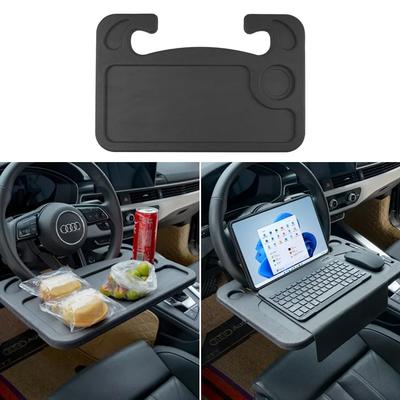 Bärbart Bil Laptop Datorbord Fäste Ställ Äta Arbeta Bil Ratt Matbord Fäste Dryck Mat Kaffe Bricka Skiva