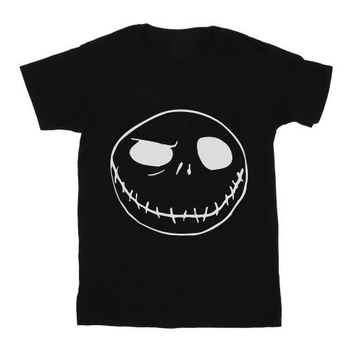 Disney Womens/Ladies Nightmare Before Christmas Jack´s Big Face Cotton Boyfriend T-Shirt