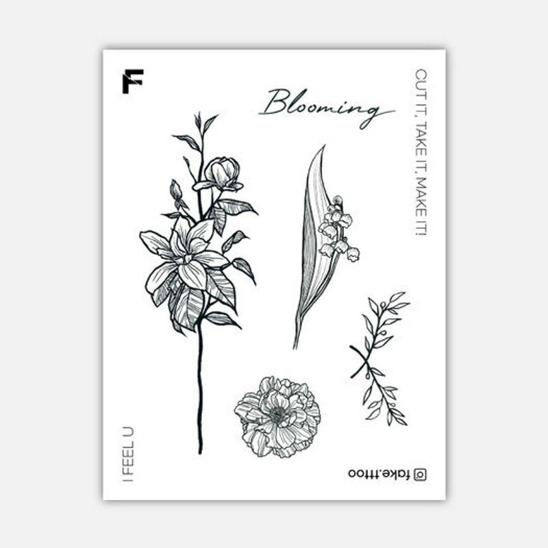 временная тату-наклейка