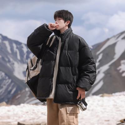 Men's and Women's Same Style Cotton Coats for Couples, Warm Bread Clothes, Youth Versatile Cotton Jackets, Loose Cotton Jackets, Trendy Tops