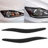 Pair Carbon Fiber Headlight Eyebrow Eyelids Cover Sticker Fit for IS250 IS300 2006?2012