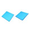 2x Motorrad Sitz Gel Polster Stoßdämpfende Matte Bequemes Kissen 25x22x1cm