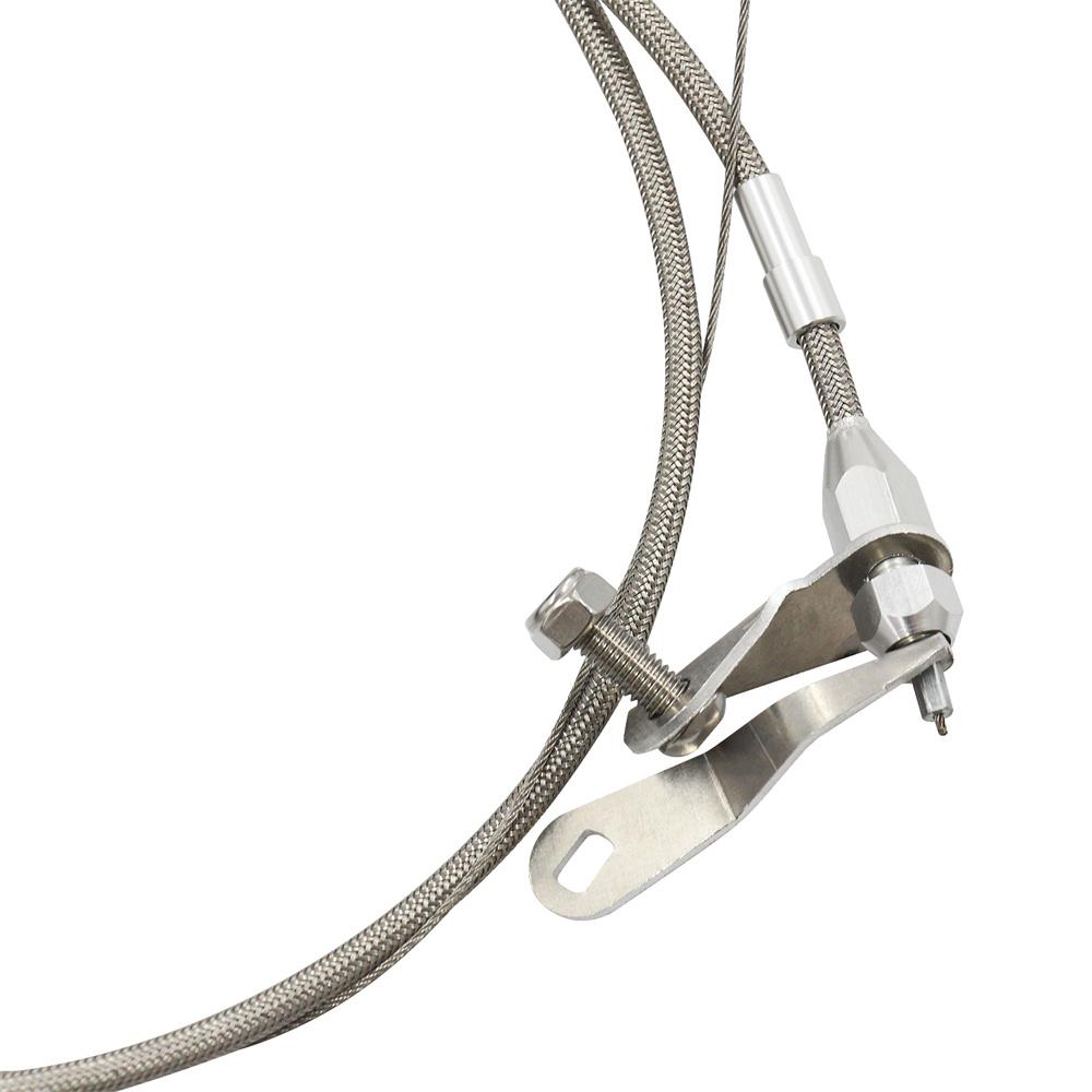 Nerezové opletené lanko převodovky s aretací pro Ford C6 Trans C-6