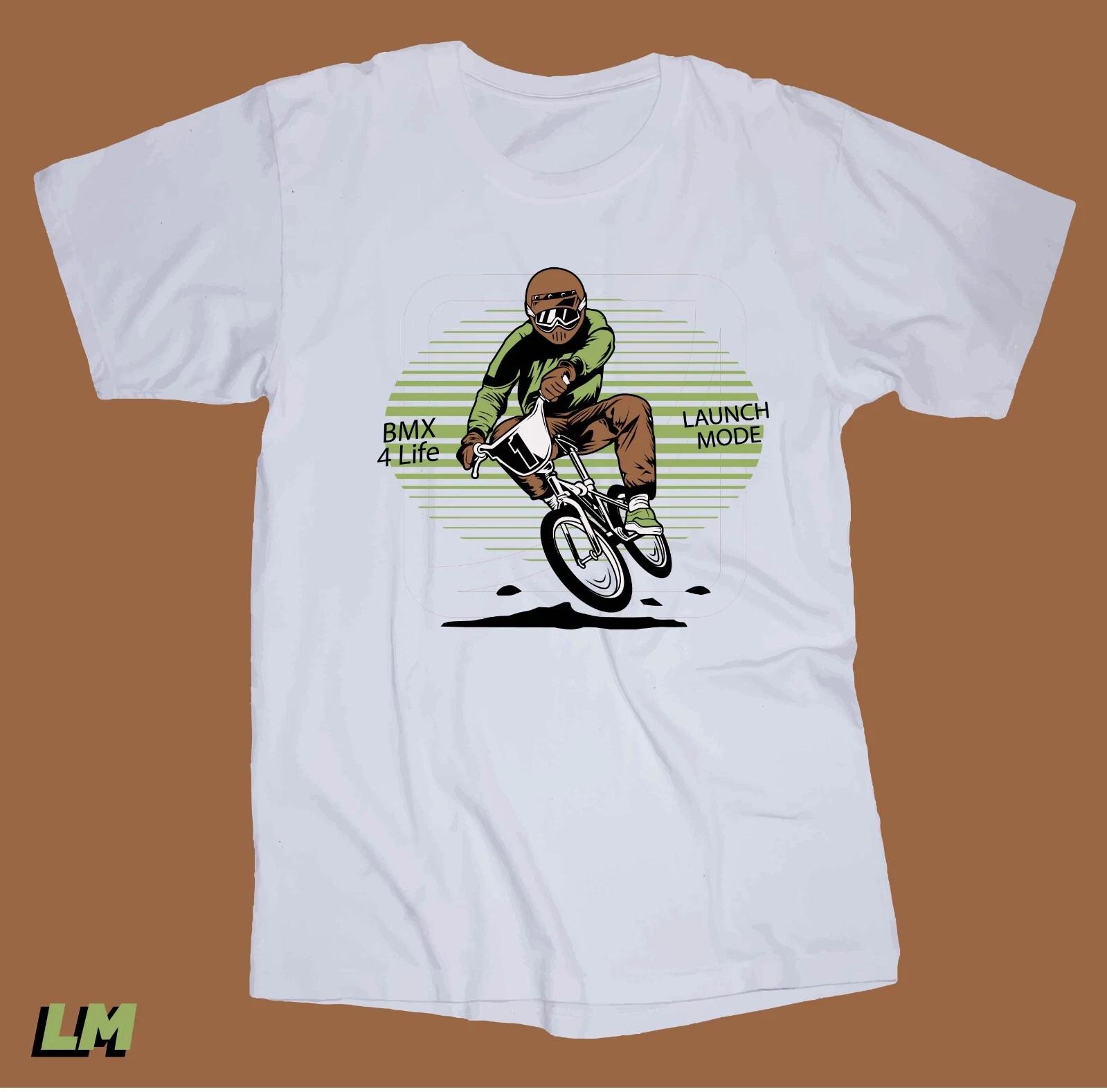 Launch Mode BMX 4 Life белая футболка BMX SE Racing GT Redline Haro SKYWAY 4XL
