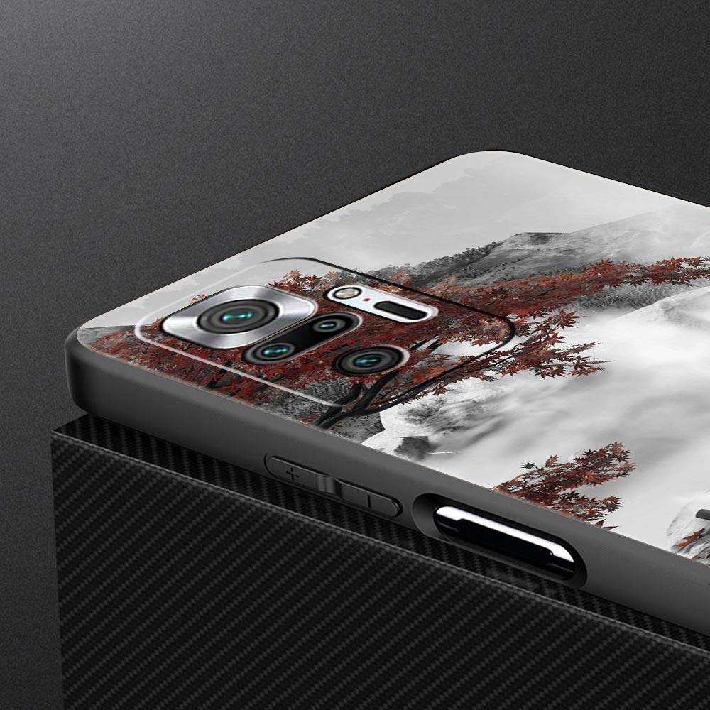 Japanese Bushido Samurai For Xiaomi Redmi Note 12 5G Phone Case 10C 10 11 9 8 Pro Plus 9S 7 8T 9T 9A 8A 9C K50 K40 Gaming Cover