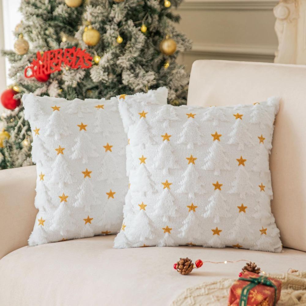 Decorative Xmas Pillowcase Christmas Tree Pillow Case New Pillow Covers  Party Decor
