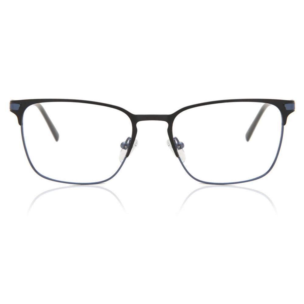 

Прямоугольные очки с полной оправой, черные с синим, коллекция Smartbuy Khel 917g, модные унисекс Black Blue/53