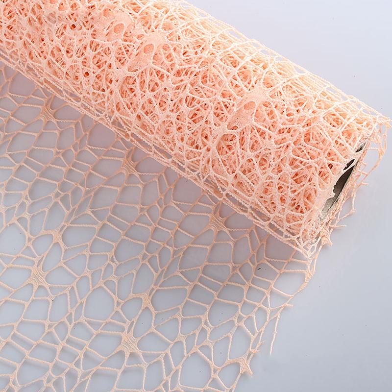50Cm*4.5M Flower Wrapping Mesh Gauze Bouquet Wrapping Lace Jacquard Net Flower Pattern Mesh Florist Floral Wrapping Paper