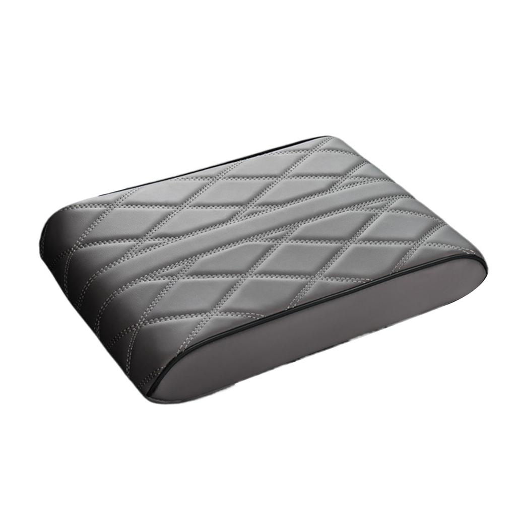 Car Armrest Box Mats Memory Foam Vehicle Arm Rest Box Pads Leather Center Console Covers Styling Interior Accessories