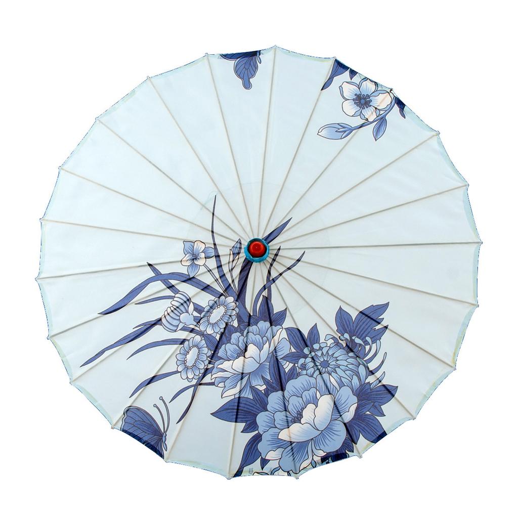 Parasol z papieru olejnego w stylu chińskim, wodoodporny, dekoracyjny, rzemieślniczy, parasol do Hanfu, Qipao, na pokazy, klasyczny parasol do tańca, do zdjęć