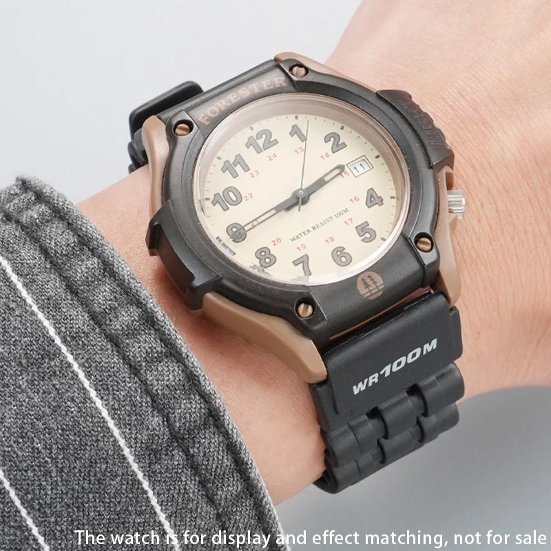 For Casio Forester FT- 500WC AW-80V W-89H Waterproof Sports Silicone Watch strap 19mm Rubber watchband Replace Accessories