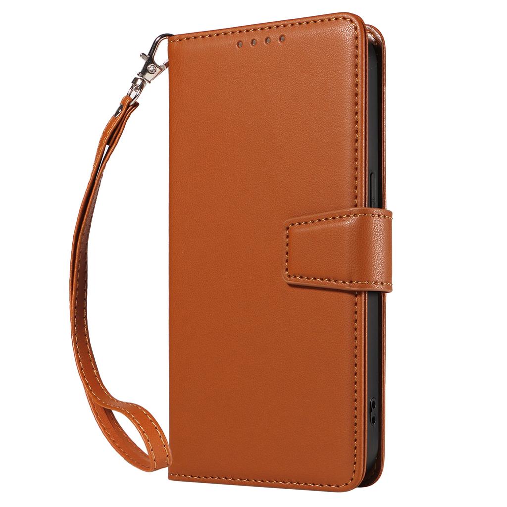 For Samsung Galaxy A16 4G/5G Case RFID Blocking PU Leather Wallet Flip Phone Cover with Wrist Strap