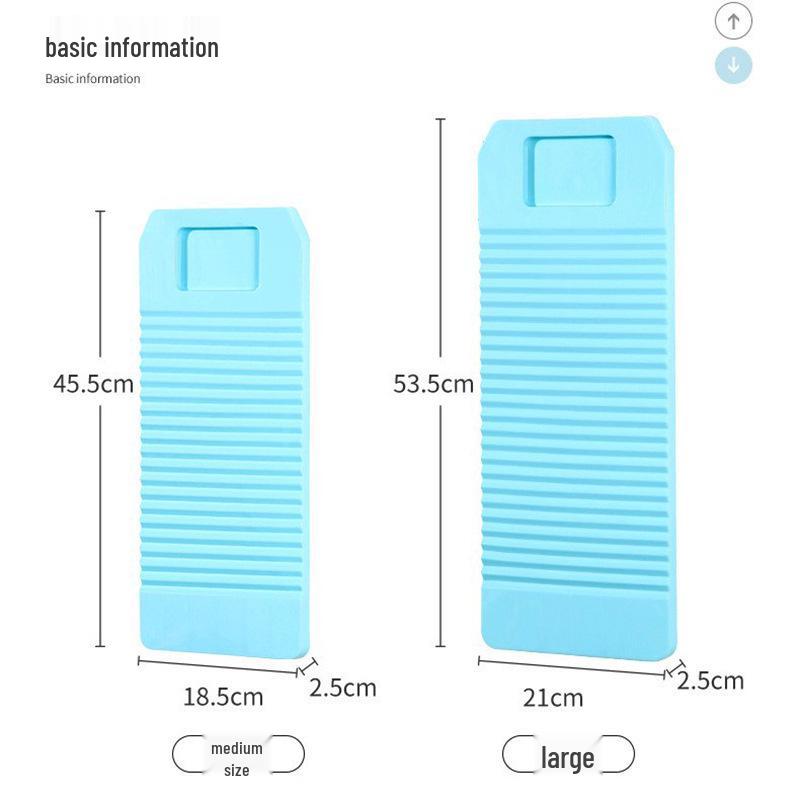 Durable Plastic Washboard with Soap Dish and Non-slip Design – Perfect for Home Laundry and Gift for Him