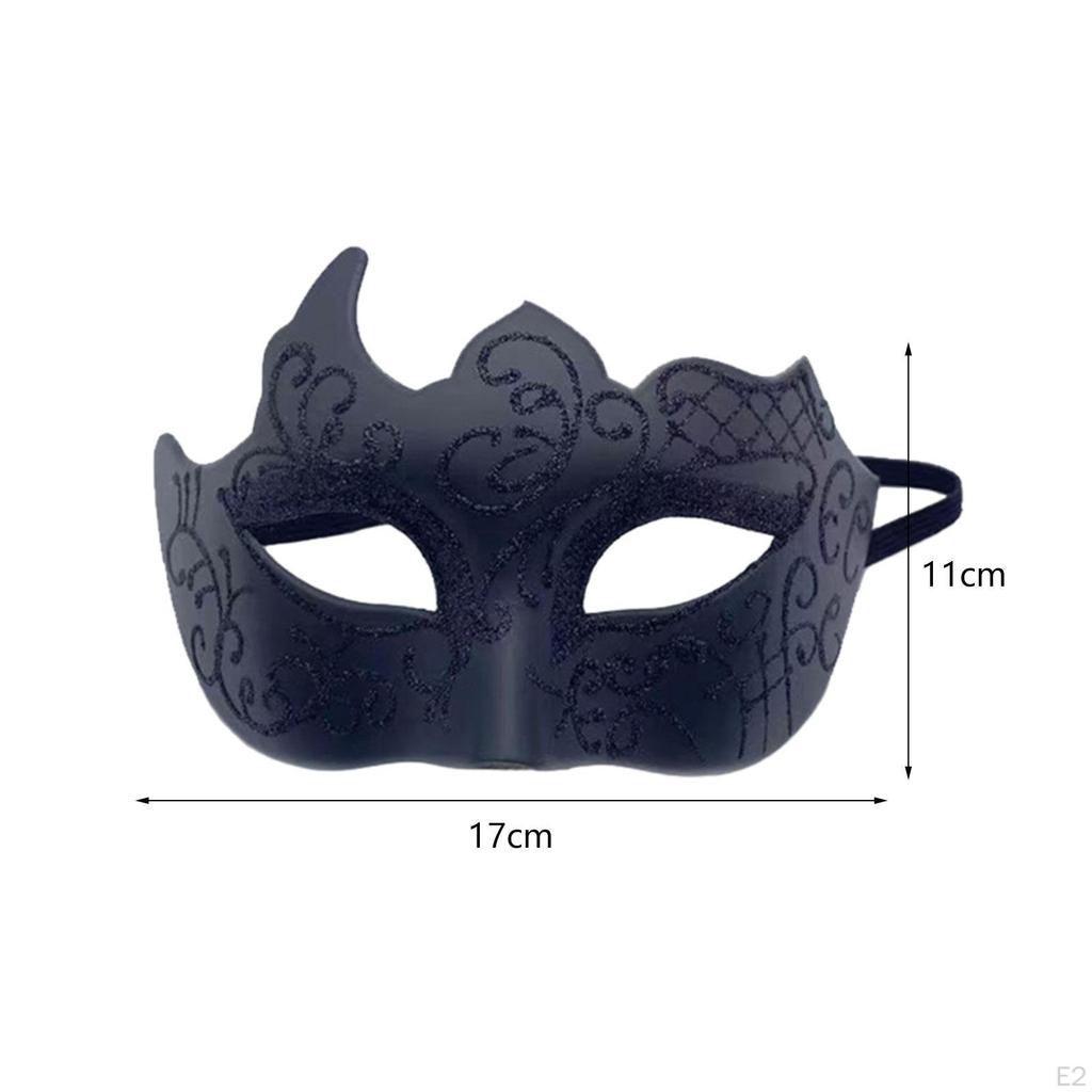 Half Face Mask Masquerade Cosplay Novelty Comfortable Decorative Props Mardi Gras for