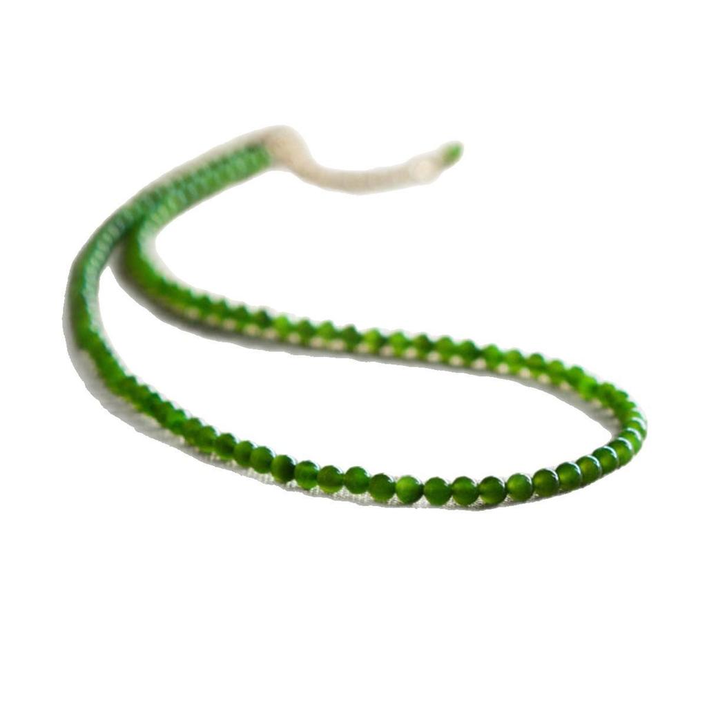 Naszyjnik na obojczyk z zielonego jadeitu Hetian w starożytnym stylu