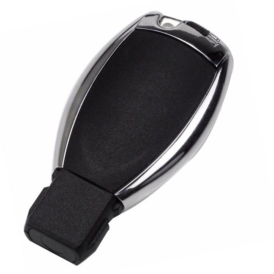 4 Button Key Case Cover with Battery Holder for Mercedes Benz W203 W210 W211 AMG