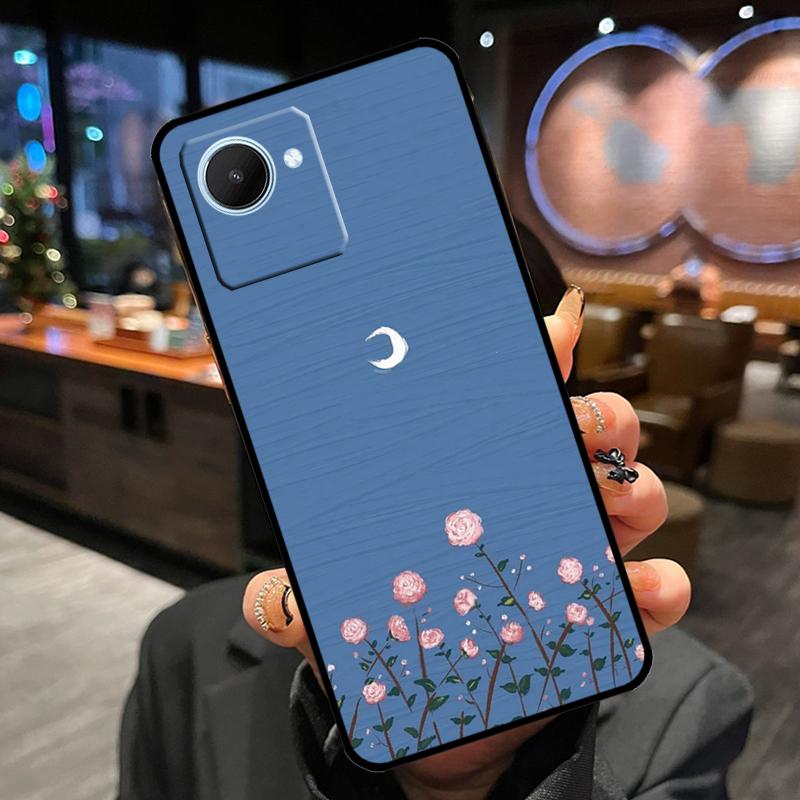 Coque Paysage Couché de Soleil Coréen Pour Realme 14 Pro Plus 13 12 11 15 GT6 GT7 Pro C55 C51 C35 C53 C61 C65 C67 C63 C71 C75