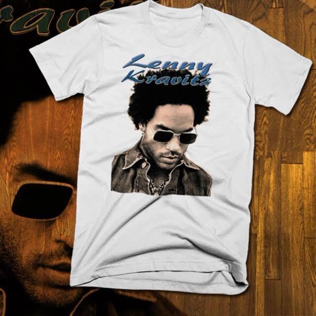 

Lenny Kravitz T-Shirt American Rock Legend Retro Tee, S to 3XL, soft cotton 2XL