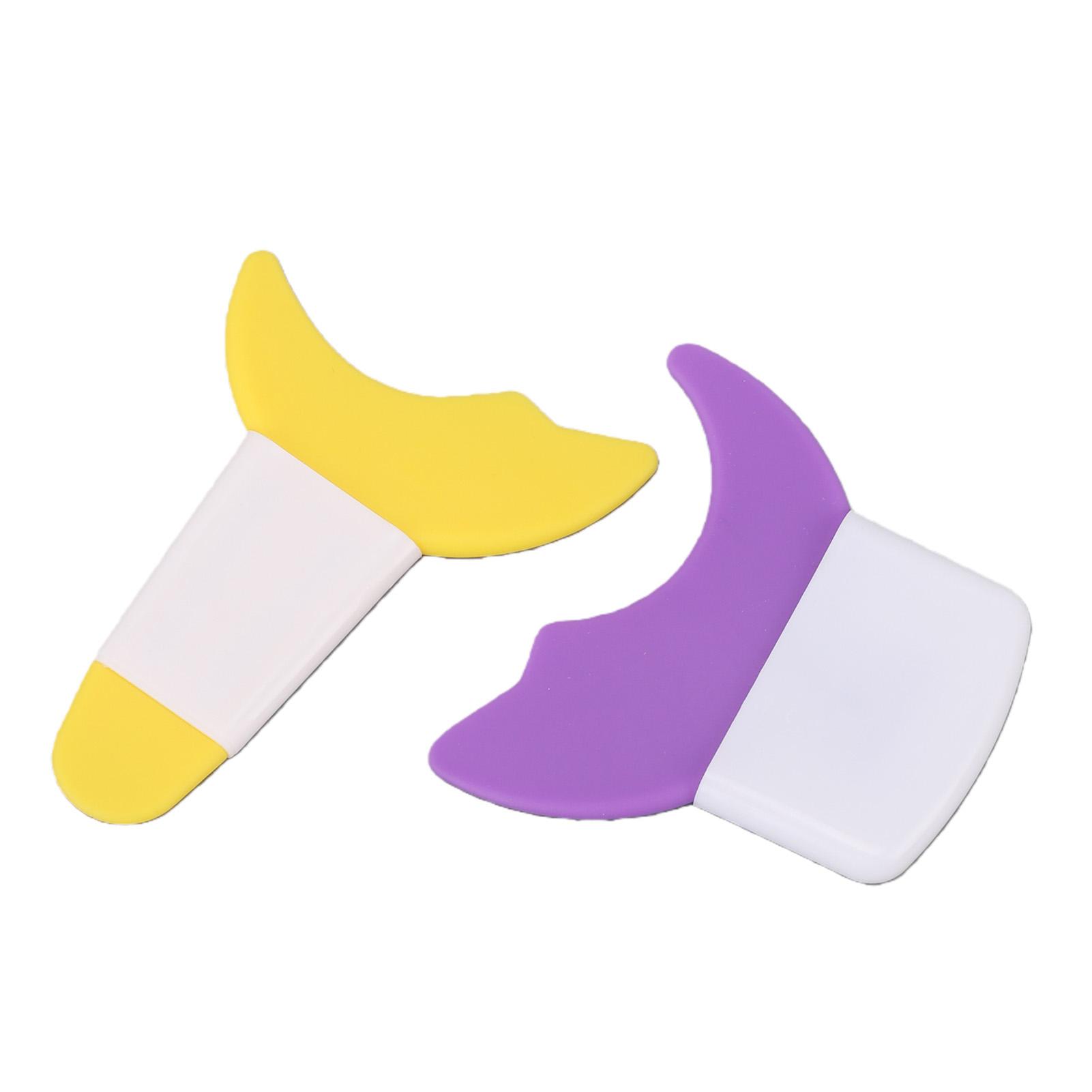 

2 Pcs Eyelash Eyeline Guard 2 Curves Mascara Applicator Lash Guard Prevent Smudging for Makeup