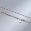 S925 Sterling Silver Gold Plated Collarbone Chain Round Beads Snake Bone Box Twisted Flower Chain Necklace Fashion Jewelry