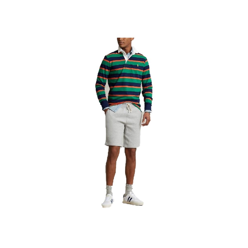 Polo Ralph Lauren Ss23 Color Block Striped Logo Embroidered Polo Shirt Men Shirts Green MNPOKNI16822194-320