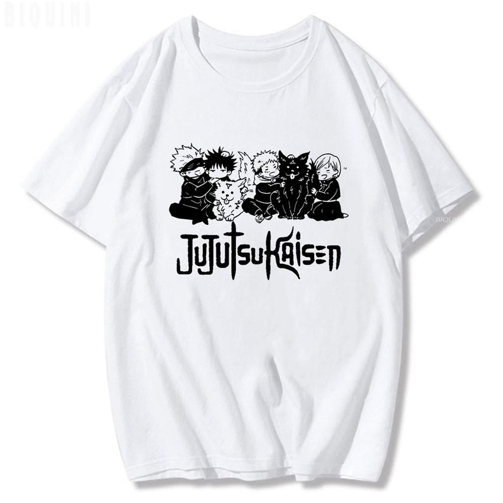 Jujutsu Kaisen Anime T-shirt for Men Women Summer Tops Tees Tshirts Clothes Streetwear