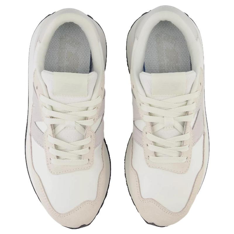 New Balance 237 Women Comfort Synthetic Leather Low Casual Running Shoes Light Gray WS237SW