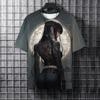 Men Fashion Samurai Tattoo Graphic T Shirts Summer Trend Casual Harajuku Streetwear 3D Printed Hip Hop O-neck Top Tees