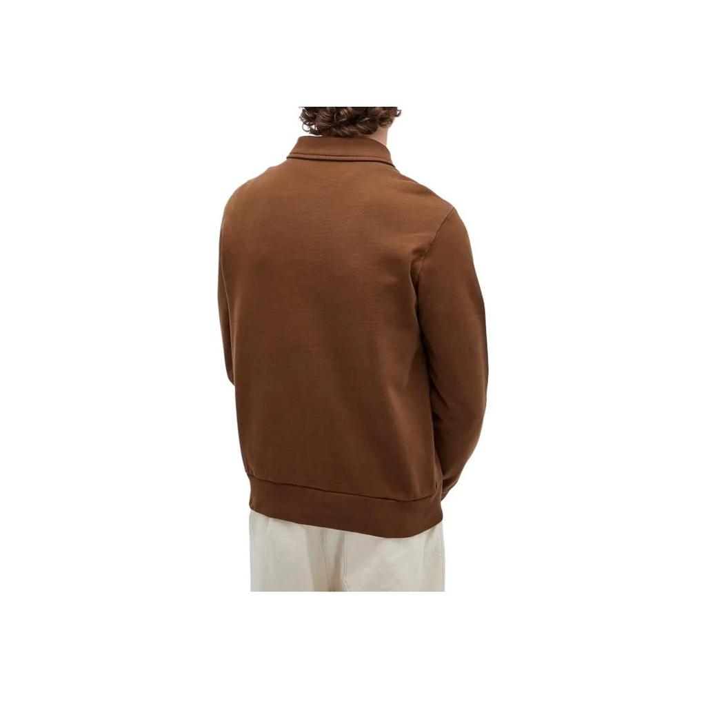 Polo Ralph Lauren Logo Embroidered Pullover Long Sleeve Sweatshirt Men Sweatshirt Light-Brown 710934601-008