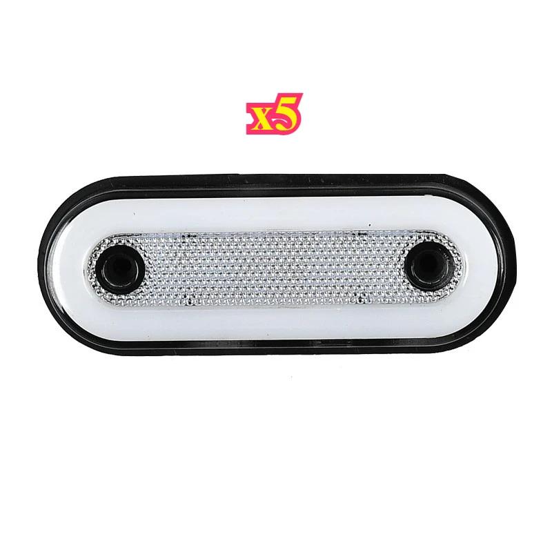 

5 шт. 12 В/24 В Светодиодные габаритные огни для грузовика, прицепа, фургона для Scania, для DAF Truck, для Isuzu