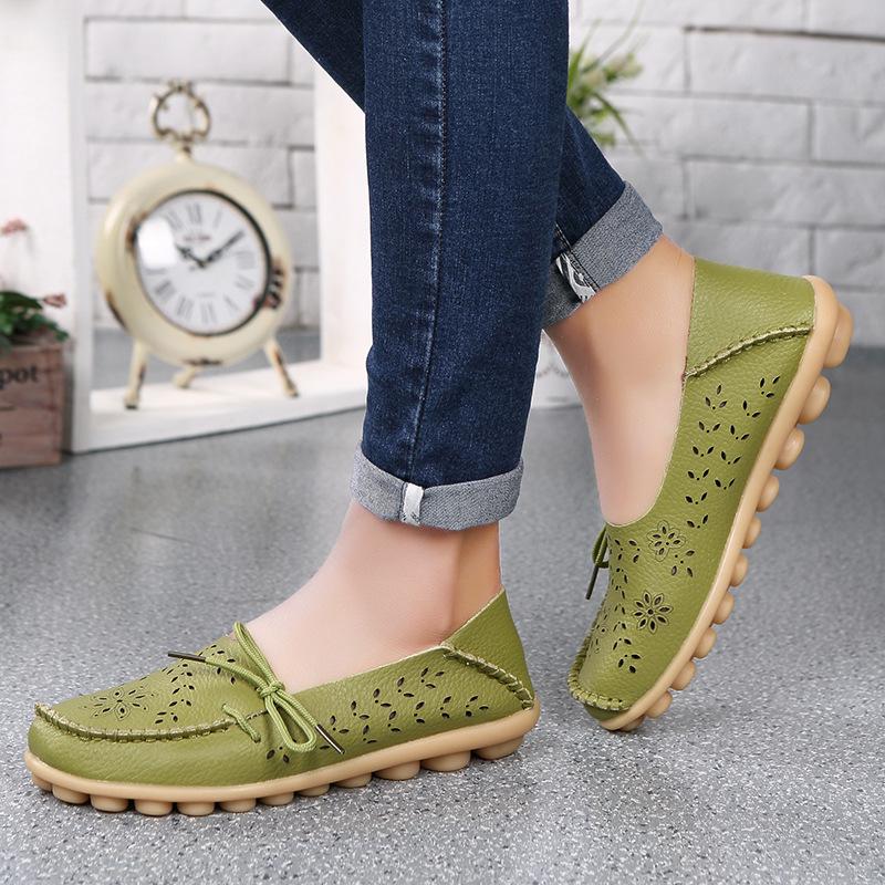 Women Flat Shoes Fashion Women Casual Shoes Breathable Women's Loafers Shallow Comfort Mom Shoes Ladies