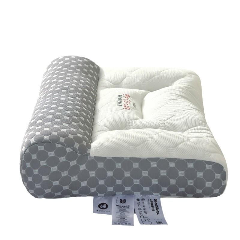 Ergonomic Latex Pillow Neck Support With Gentle Traction Design 5-10cm Height 70% Synthetic Adult Use