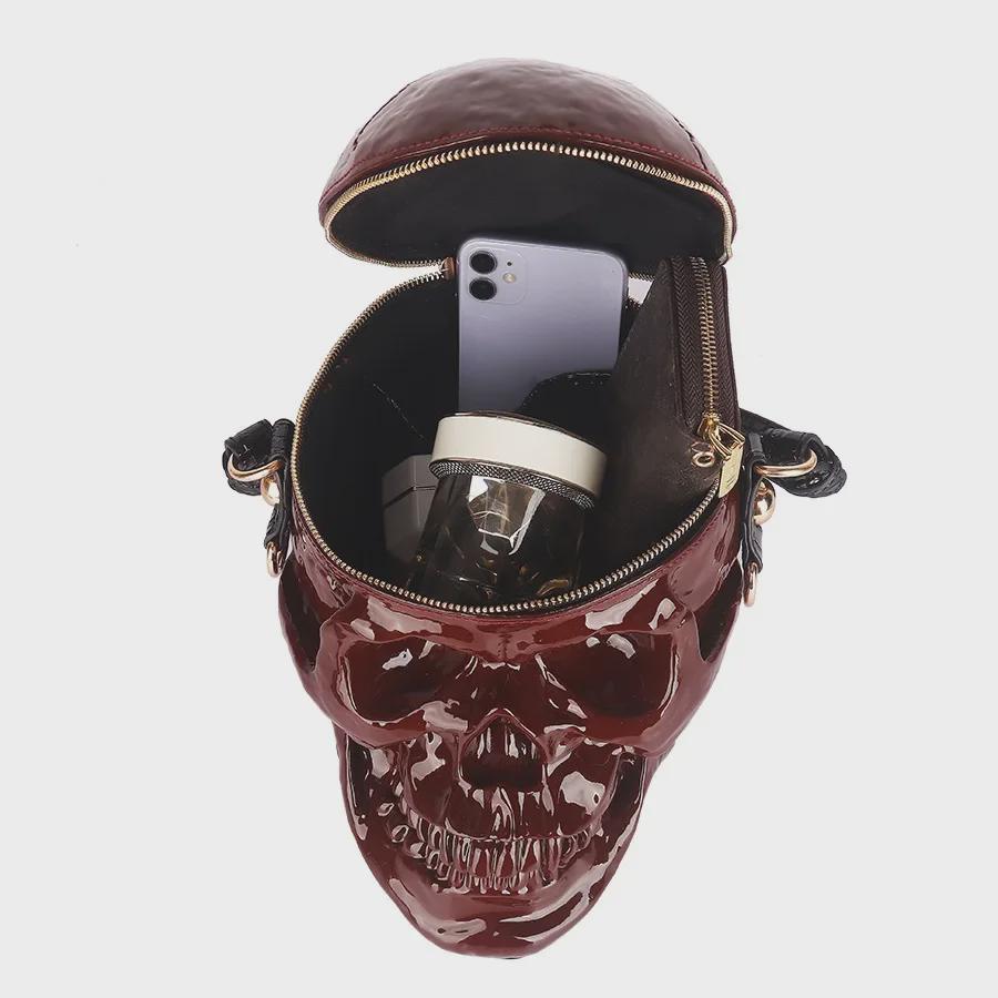 2024 Halloween Schädel 3D Schulter Messenger Bag – Unisex Casual Mode