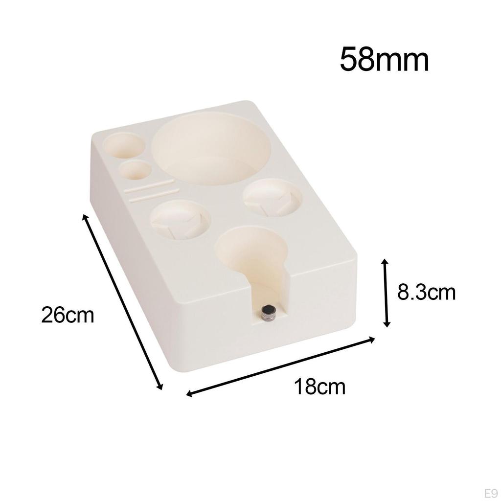 Coffee Holder Espresso Storage Box Universal Tool Non-slip Tamping Station for Countertop