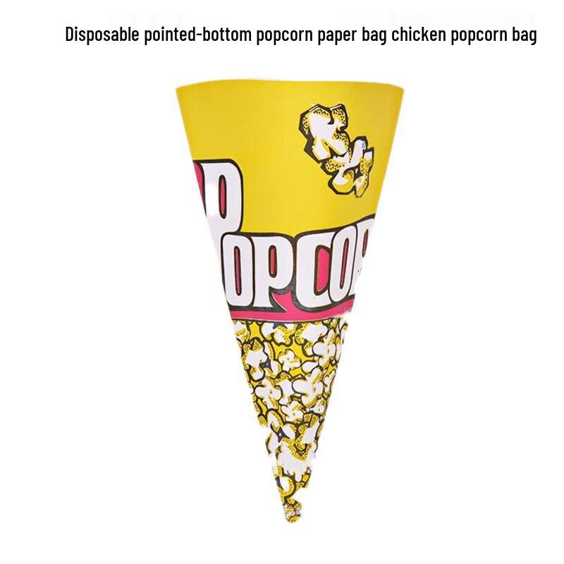 Disposable Popcorn & Chicken Popcorn Paper Bags