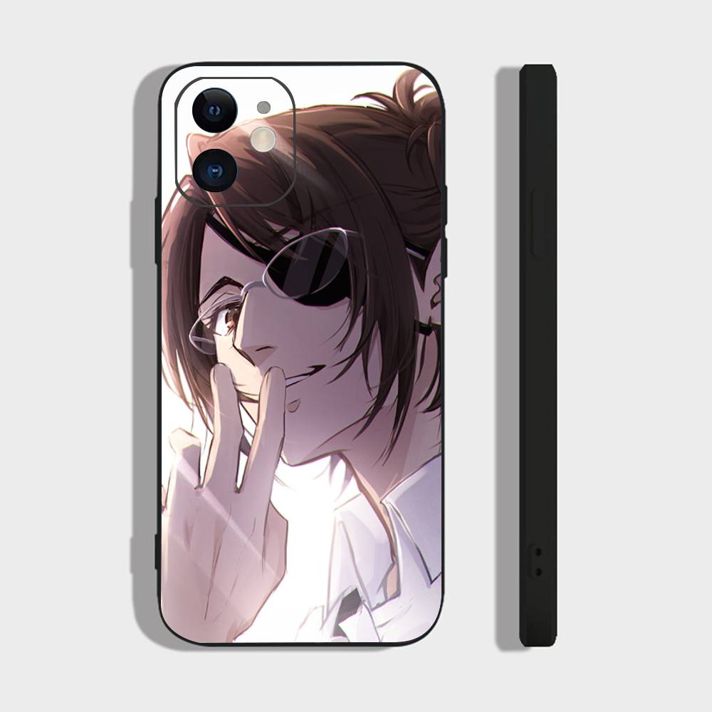 Hange Zoe Anime Attack On Titan Phone Case For IPhone 17 Air 16 15 14 13 Pro Max 11 12 Black Silicone Cover