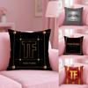 Trendy Brand T-Tom F-Ford Pillow Case Pattern Printed Pillowcase for Living Room Sofa Cushion Cover & Bedroom Decor
