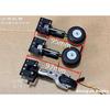 25g Retractable Landing Gear Servo with 36mm PU Wheel for 1.5-2Kg RC Hobby Plane Models Airplane DIY Fighter Model Spare Part