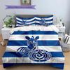 MSV Duisburg Pattern Bedding,Quilt Set Quilt Cover Pillowcase Home Birthday Gift(1 * duvet cover + 2 * pillowcase, without core)
