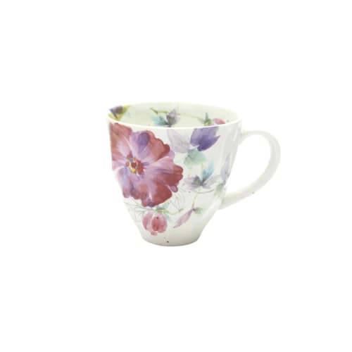 Ceramic Ai Hanatsumi Mug with Button (1 in a box) 40510