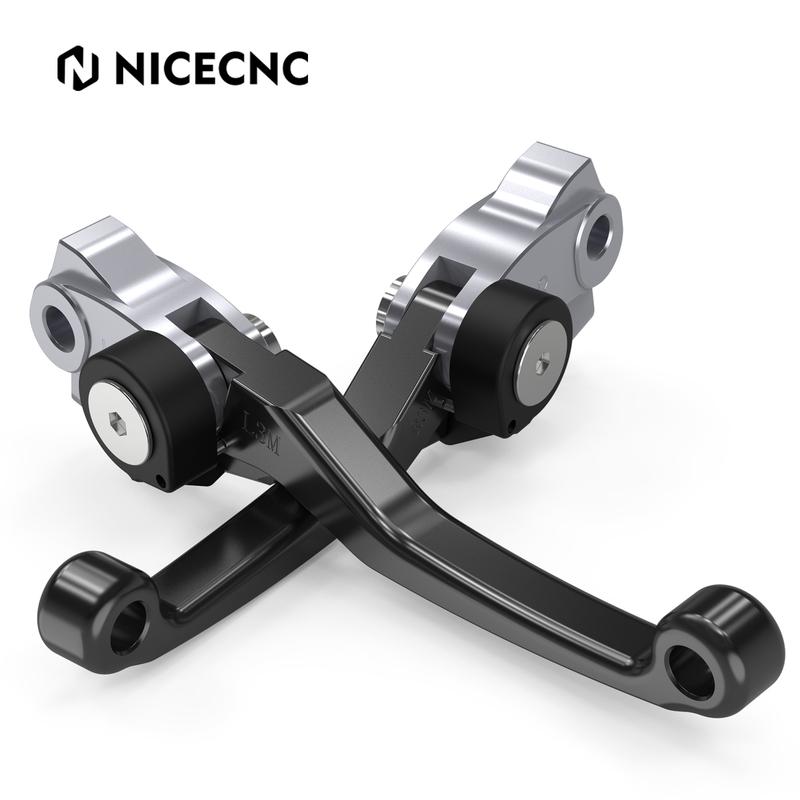 NICECNC For GasGas EC 300 EC 250 2021-2025 BrakTec Folding Clutch Lever Brake Lever For Husqvarna TE 300 TE 250 FE 450 2022-2024